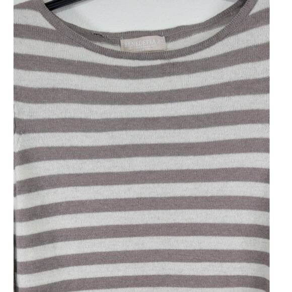 Benedettan B. Sweater Womens Small Cashmere & Wool Boho Cottagecore Bell Sleeve - Picture 2 of 9